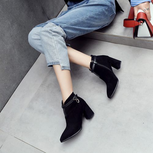 Women High Heels Stiletto Short Boots