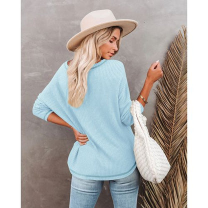 Womens Bat Sleeve Long Sleeved Top