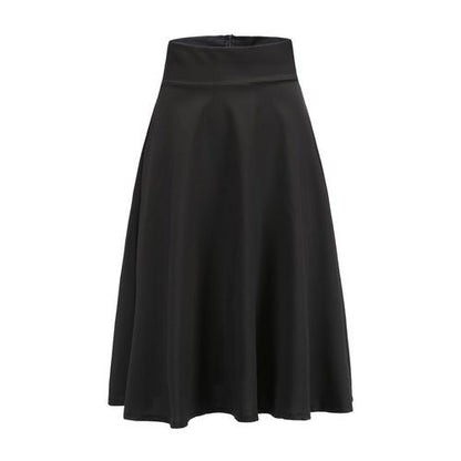 All-matched Dip Hem Umbrella Women Skirts