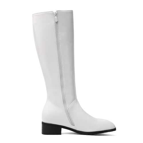 Women Zipper High Heel Tall Boots